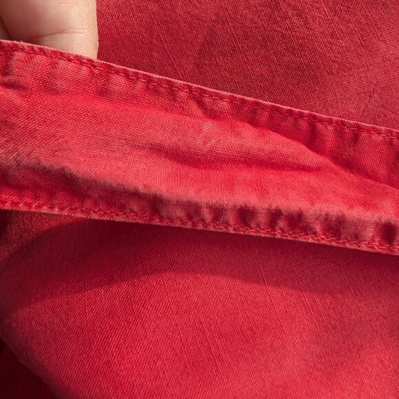 Anthropologie Cloth & Stone Halter Maxi Dress Size XS Small Faded Red Side Slit - Picture 15 of 15